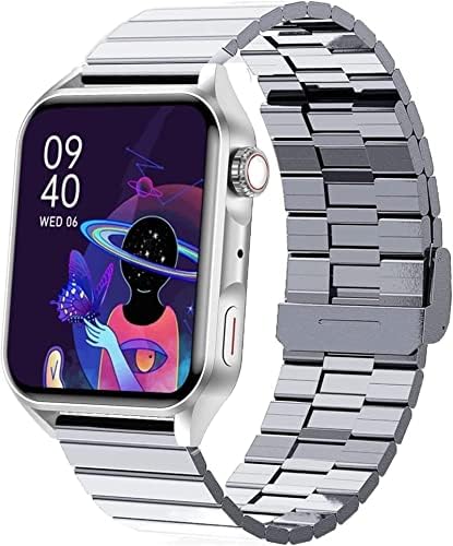 FUNNYBSG е Съвместим с AMOLED Smartwatch Мъжки 1,78-инчови HD-часовник с Потребителски избиране и Отговор на