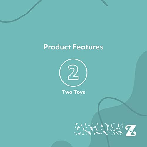 Пищялките ZippyPaws - 2 опаковки Пищащих играчки за кучета, Без набивки, Плюшени играчки за малки кученца Без