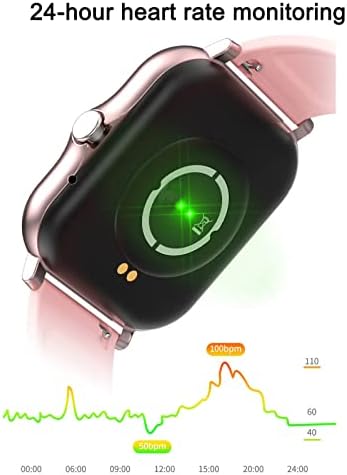 Умен часовник Usbinx Life GT55, Модерен спортен часовник с дълъг режим на готовност, Водоустойчива IP67, За