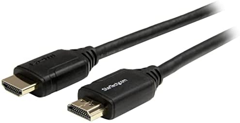 StarTech.com 6 фута (2 метра) Сертифициран HDMI кабел 2.0 премиум-клас с Ethernet - Високоскоростен HDMI кабел
