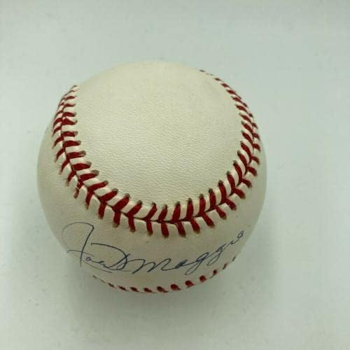 Прекрасен Джо Ди Маджо Подписа Автограф на Американската Лийг бейзбол с JSA COA - Бейзболни Топки с Автографи