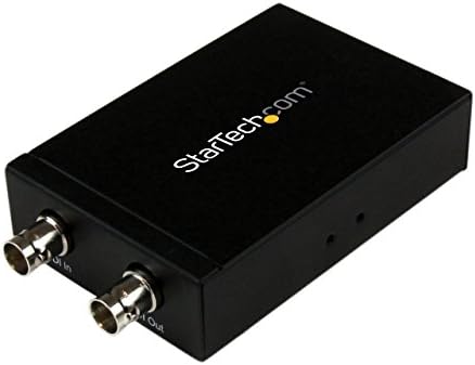 StarTech.com Конвертор SDI в HDMI – 3G адаптер SDI на HDMI с проходным SDI изход– Аудио/видео адаптер SDI в