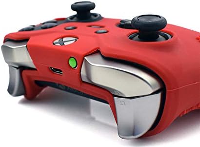 ОСТЕНТ Мек Защитен Калъф от Силиконов каучук Skin Case контролера на Xbox One Elite (Червен)