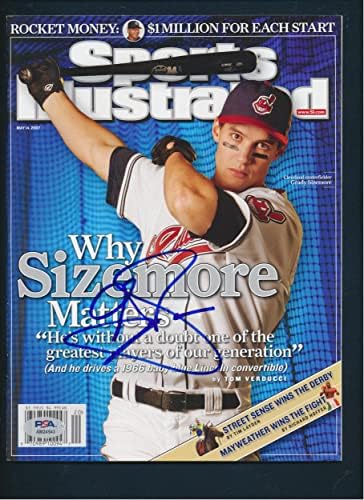 Грейди Сайзмор Подписа за Спортс илюстрейтид с Автограф на PSA/DNA AM24543 - Списания MLB с автограф
