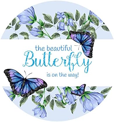 Yeele 6,5x6,5 фута Пеперуда през Цялата Фон за душата на детето Красива Пеперуда в пътя Лилаво Цвете Фон За