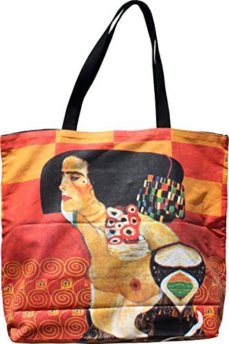 Голяма чанта за пазаруване RaanPahMuang Густав Климт Джудит 2