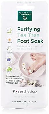 Средство за грижа за краката Earth Therapeutics, почистващо средство за краката от чаено дърво (1,76 унция)