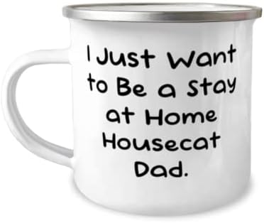 Най-добрата Туристическа чаша за домашна котка на 12 унции, Аз просто искам да се домашни котка-татко, Специални