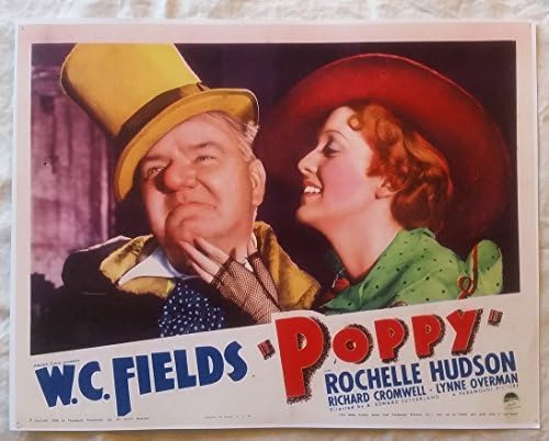 Картичка за лоби Poppy W. C. Fields Rochelle Hudson 14 x 11 инча