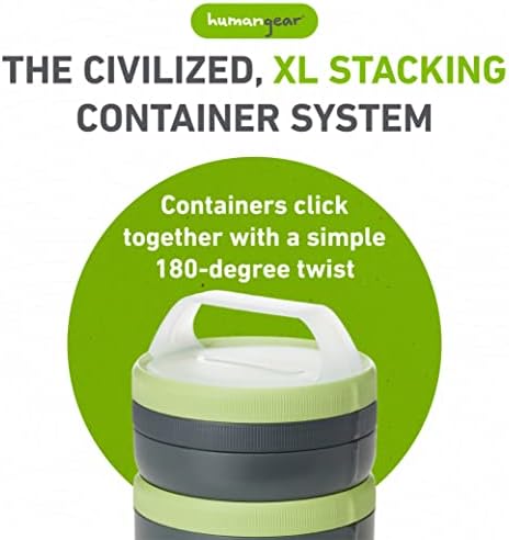 humangear STAX XL / горивната | Модулен контейнер за съхраняване | Много Голям контейнер за подреждане | Не