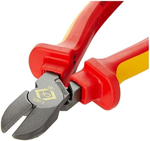 C. K Tools 431017 Диагонални Клещи с изолация RedLine VDE, диаметър 6-1 / 2 инча