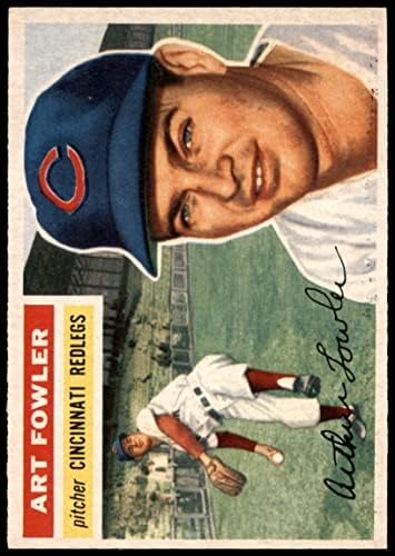 1956 Topps 47 Арт Фаулър Синсинати Редс (Бейзболна картичка) EX/MT Maya