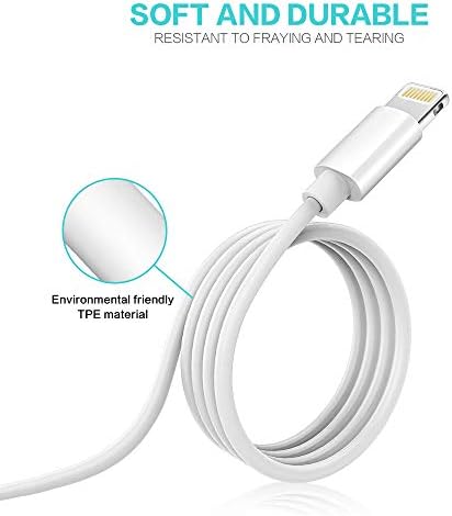 Зарядно устройство Moallia за iPhone [Сертифициран от Apple Пфи] Кабел Светкавица, USB-кабел за зареждане с