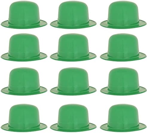 Бейзболна шапка Beistle 33978 за партита в стил Дерби от пластмаса, 48 опаковки, Зелен