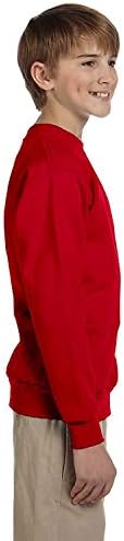 Hanes ComfortBlend - Младежки hoody тегло 7,8 унция. P360, Червен XS