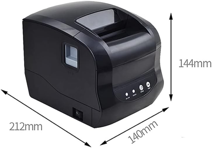 Стикер за принтер Разписки TREXD Small Label Printer Mobile USB Blue 58mm Thermal Multi Receiption Printer