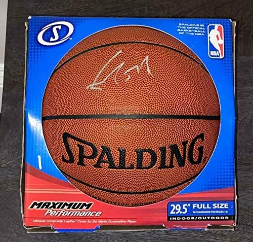 Яо Минг подписа баскетболни топки с Автограф на Star Legend Рокетс Full Nba Basketball с Автограф Coa