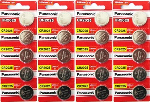Panasonic CR2025 3-Вольтовая литиева батерия за монети (4 опаковки по 5 броя)