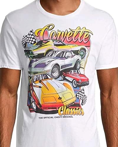 Мъжки t-shirt Corvette в стил Акварел Corvette Classics с Графичен принтом