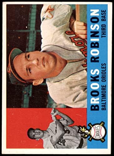 1960 Topps Baseball 28 Брукс Робинсън Отличен (5 от 10) за версия Mickeys Cards