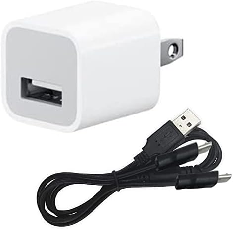 Ac/dc UpBright + Кабел-USB сплитер с двойно зарядно устройство с вилица USB кабел, Съвместим с двустранна радиостанции