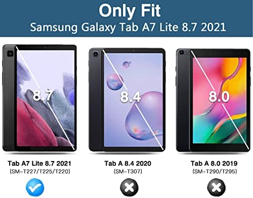 Калъф TiMOVO за Samsung Galaxy Tab A7 Lite 8,7 2021 (SM-T220/T225/T227), Фина Защитно покритие от мек TPU с