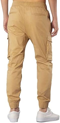 Панталони-Карго за Мъже,Мъжки Модни Джоггеры Спортни Цвят, Ежедневни Памучни Панталони-Карго, Спортни Панталони