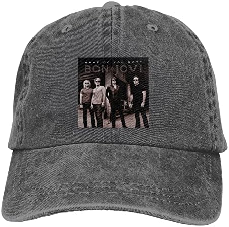 Бейзболна шапка на Bon Rock Band Jovi за Мъже И Жени, Регулируеми Шапки шофьор на камион, Състезателни Памучни