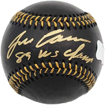 Хосе Кансеко с автограф / с автограф на Окланд Роулингса, Официален представител на Висшата лига на Черно бейзбол,