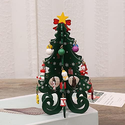 NC Дървена Коледно Дърво Детска Ръчна Работа САМ Триизмерна коледно дърво Сцена Набор от Коледна Украса 高1910.5
