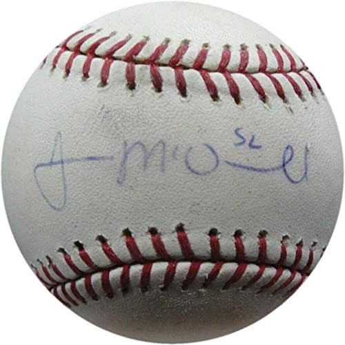 Джеймс Макдоналд Собственоръчно подписани Официални Бейзболни Топки на Мейджър лийг бейзбол с автограф