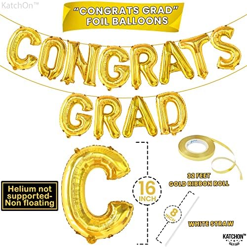 Катчон, Златни Поздравителни топки за висше образование - 16 инча със златни балони Ти си направил това 2023