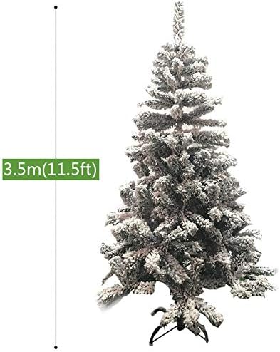Материал ZPEE Коледно дърво, PVC, Навесная Изкуствена бор с метална стойка Лесно се монтира Коледна украса Подходящ