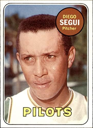 1969 Topps 511 от Diego Segui Сиатъл Пилотс (Бейзболна картичка) (Диего и Облекчаване на жълти букви) Пилотите