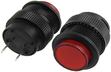 Нов Lon0167 10 БР 2-пинов Червена капачка ИЗКЛЮЧЕН ЗА миг кнопочном превключващите (10 Бр 2-polige rote Kappe