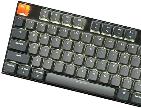 Безжична Ръчна клавиатура Keychron K8 без клавиши за Mac, Бяла подсветка, Bluetooth, Многозадачност, Жичен Детска