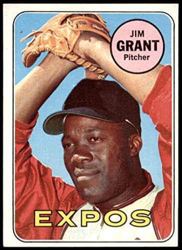 1969 Topps 306 Джим Грант Монреал Экспос (Бейзболна картичка) VG/EX Изложения