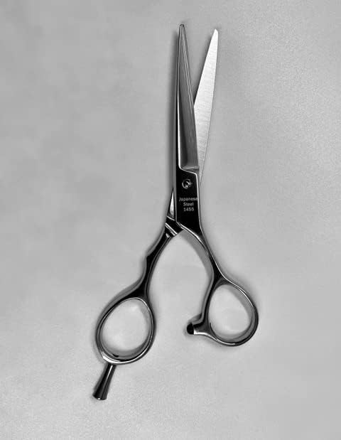 Ножици Keiki, комбиниран набор от професионален стилист серия 1400, ножици за оформяне на косата 5,5 инча плюс ножица за изтъняване на зъбите 5,75 инча, плюс калъф с цип с дв
