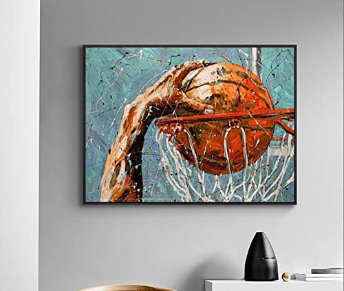 Направи си САМ 5D Диамантена живопис Любител на Баскетбола по Номера Комплекти Пълни Тренировки за Възрастни,