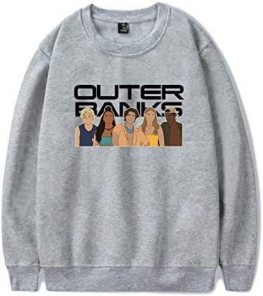Outer Banks Поуг Life Сериал Блузи с яка-ботуш и дълъг Ръкав Мъжки И Дамски Дрехи