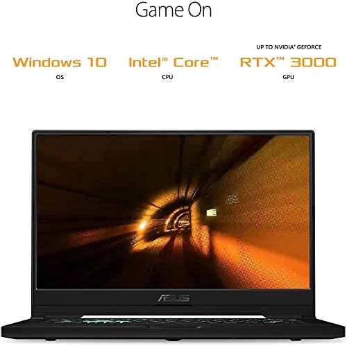 ASUS 2022 TUF Dash 15,6 Ултратънък лаптоп за Игри от 144 Hz FHD IPS Intel 4-Core i7-11370H NVIDIA GeForce RTX