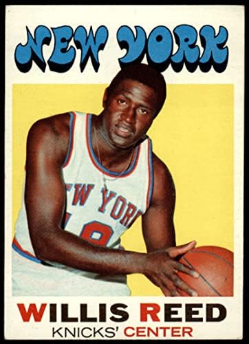 1971 Topps 30 Уилис Рийд Ню Йорк Никс (Баскетболно карта) VG/БИВШ Никс Грэмблинг Стейт Юнивърсити
