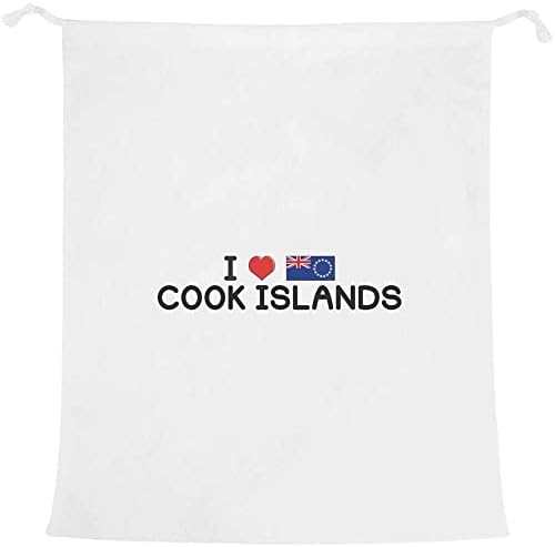 Чанта за дрехи /измиване/за Съхранение на Azeeda 'I Love Cook Islands' (LB00021904)