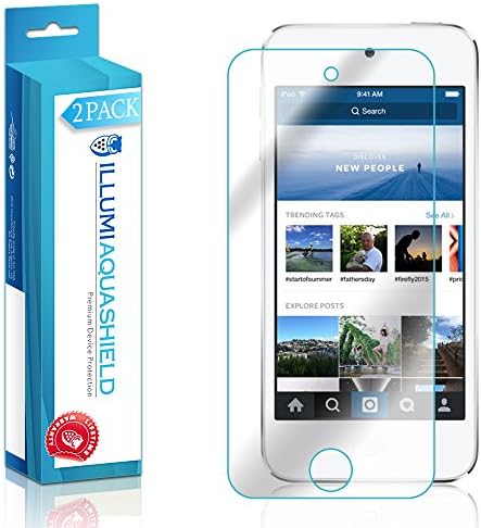 Защитно фолио ILLUMI AquaShield, което е съвместимо с Apple iPod Touch (6-то поколение, 2015) (2 опаковки),