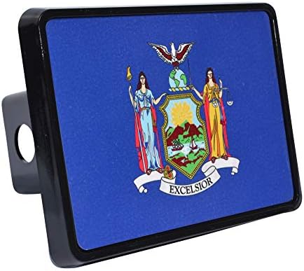 Капачка на Капака Сцепного устройство на ремарке с флага на щата Ню Йорк, Ню Йорк