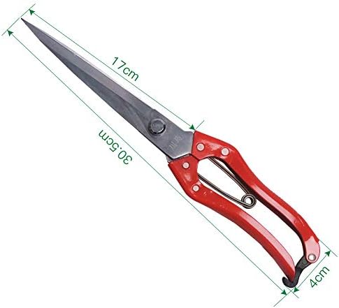 Ръчни Ножици За стригане на вълна Ножици за подстригване от Неръждаема стомана с дълги ножове, Многофункционални градински ножици, Ножици за бродерия с пружина
