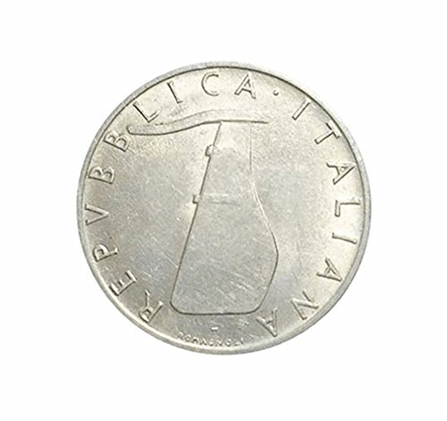 Събират монети Италия 1953 г. Repubblica Italiana 5 Ytl
