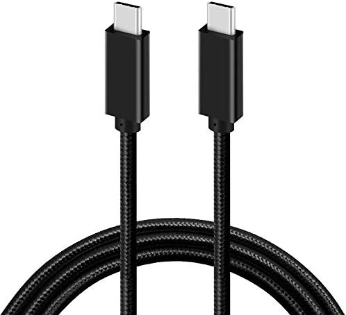 Кабел BoxWave, който е Съвместим с Jabra Elite 3 - кабел DirectSync PD (3 фута) - USB-C-USB-C (100 W), кабел