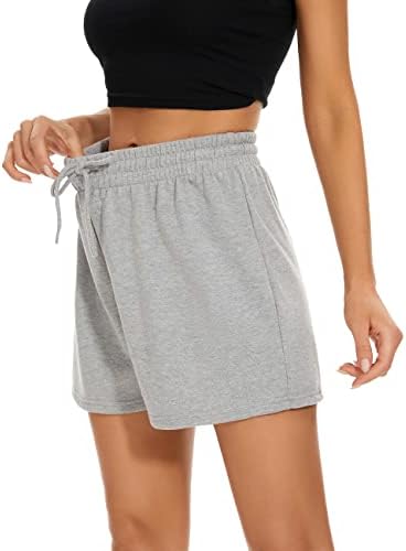 BSXIJIE/ Дамски Памучни Сладки къси Панталони в 2 опаковката, всеки ден на Летните Удобни Ластични Шорти с завязками