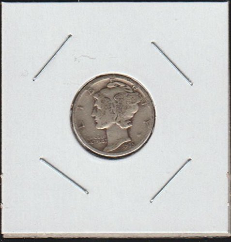 Крилата главата Свобода 1935 година или Меркурий (1916-1945) Избор на малки части в десет цента